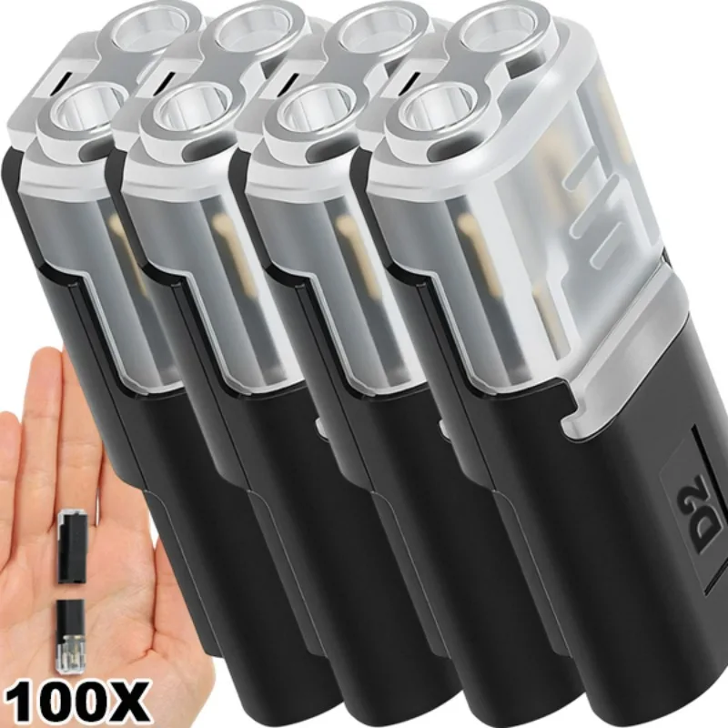 2핀 LED 와이어 커넥터 범용 컴팩트 와이어 터미널 무절단 퀵 스플라이스 플러그형 저전압 와이어 커넥터