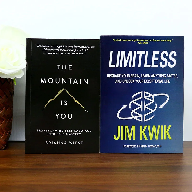 

《The Mountain is You》+《Limitless》A Dual-Effect Set for Self-Improvers Learners Ideal for personal development and holiday gifts