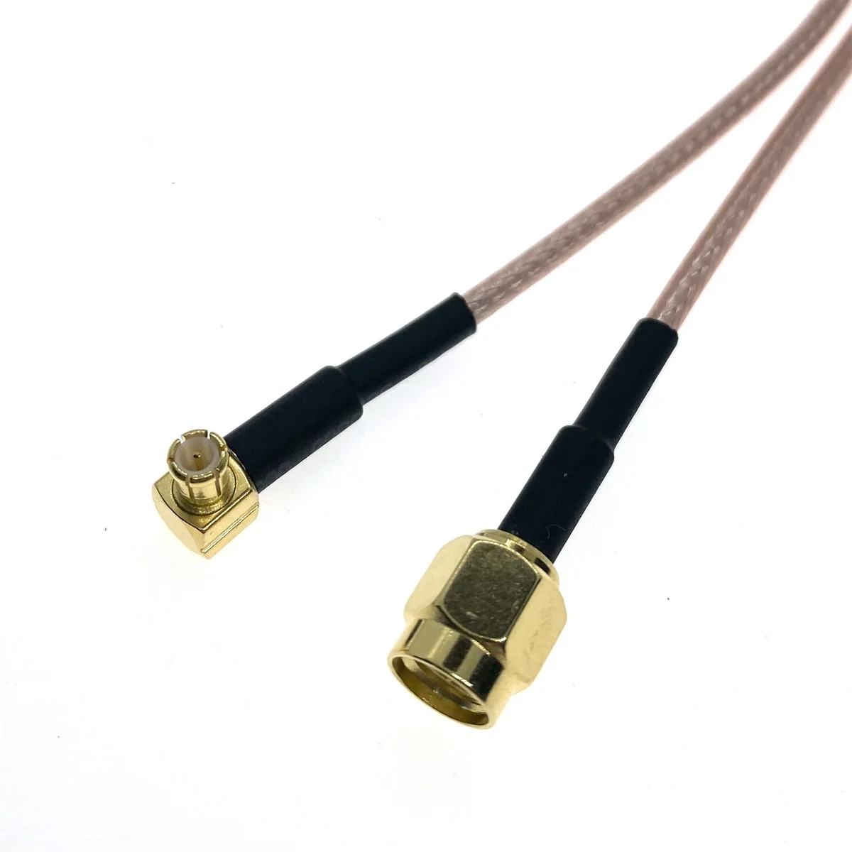 

RG316 MCX male Right Angle Plug RA 90 Degree to SMA Male Crimp Connector 50Ohm Jumper Coaxial RF Cable