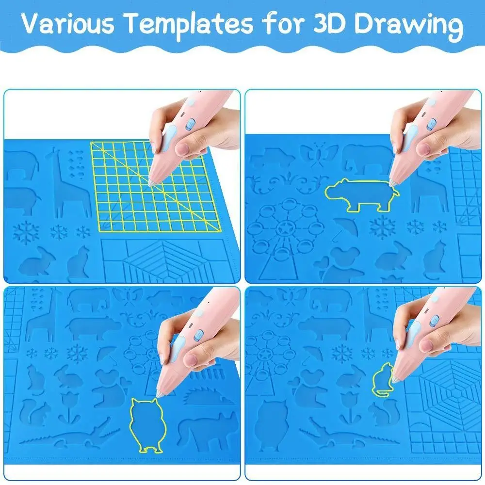 

Аксессуары, гибкий коврик для 3d-ручки, аксессуары, термостойкий 3d-ручка, трафареты, прочный коврик для 3D-печати