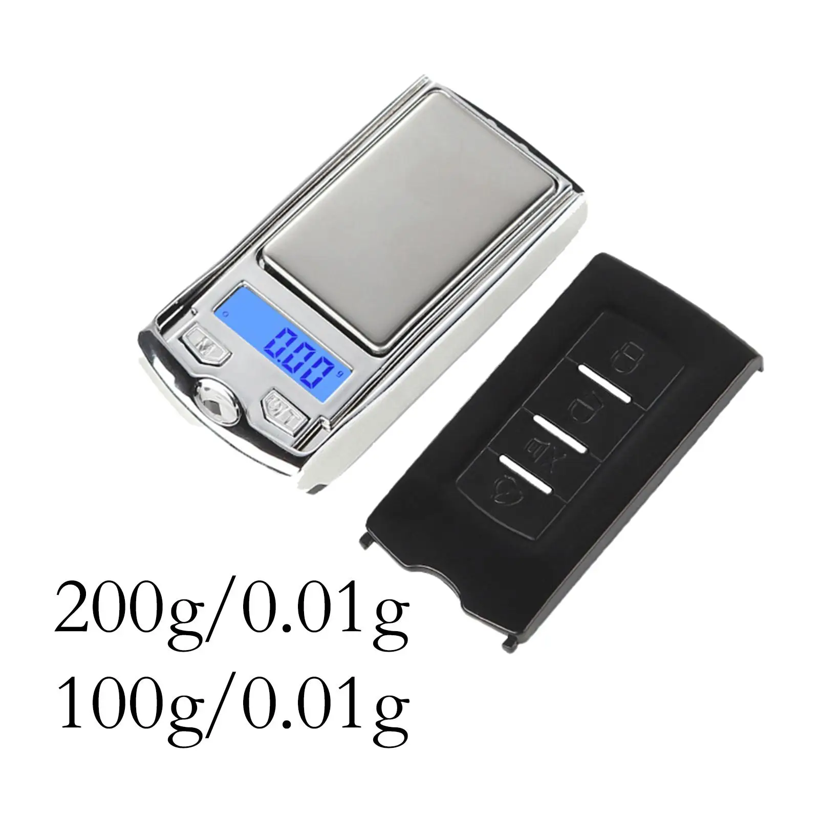 Jewelry Scales LCD Screen Electronic Car Key Shape Electronic Scale for Medicine