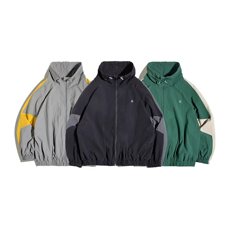 Maden-chaquetas desmontables con doble cremallera para hombre, Cazadora Bomber del ejército, ropa de trabajo Vintage, chaqueta de secado rápido, verde Ardena