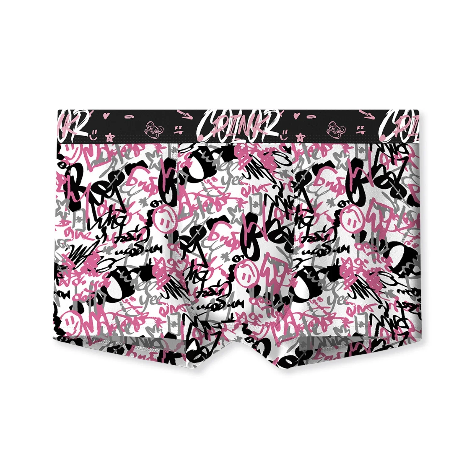 Summer Men Ice Boxers Black Pink Breathable Sexy Panties Fashion Printing Youth Boys Underwear Seamless Ultrathin Boxershorts