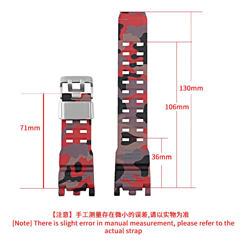 Resin Watchband For Casio G-SHOCK Mudmaster GWG-2000 GWG-2040 Watch Strap Camo Black Rubber Replacement Sport Bracelet Wristband - view 6
