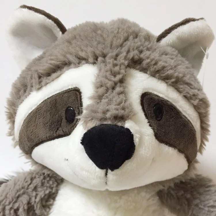 25-35cm cinza guaxinim brinquedo de pelúcia adorável guaxinim bonito macio animais de pelúcia boneca travesseiro para meninas crianças presente de aniversário do bebê