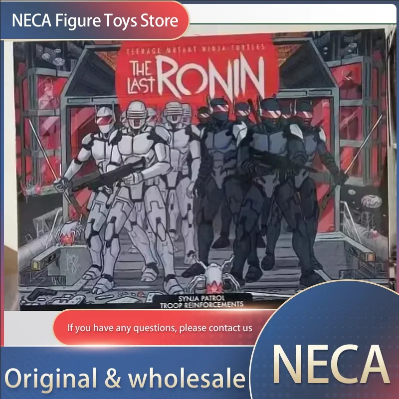 

New Neca The Last Ronin Synja Patrol Troop Reinforcements Anime Action Figure Statue Model Doll Kid Toy Gifts