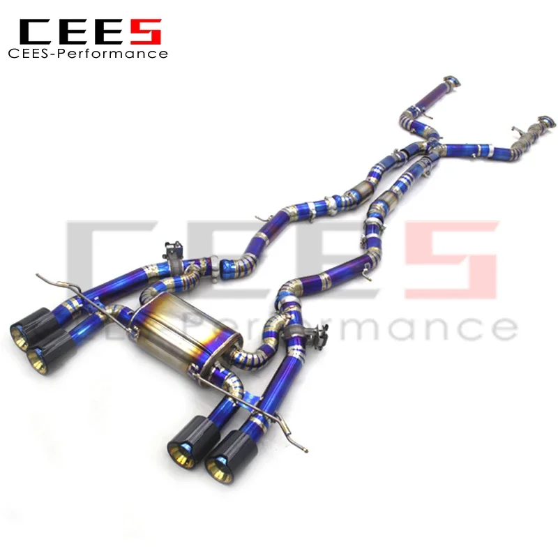 CEES Catback Exhaust System for BMW M2 G87 2023 Performance Titanium Alloy Exhaust Pipe Muffler Escape Exhaust Racing Assembly