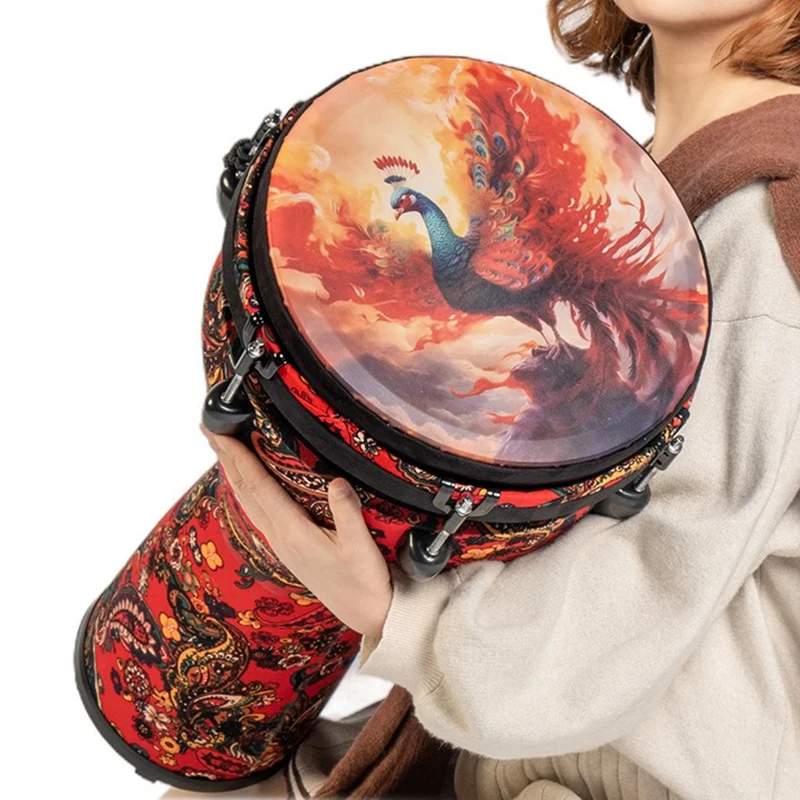 12 Polegada djembe profissional africano djembe música tambores colorido mão tambor adulto crianças percussão tambores instrumento musical