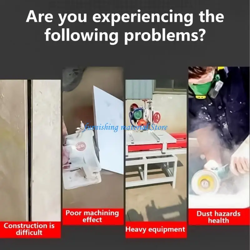 

Y5GD Professional Tile Chamfering Device 45 Degree Grinder Holder Stainless Steel for Angle Grinder Chamfer