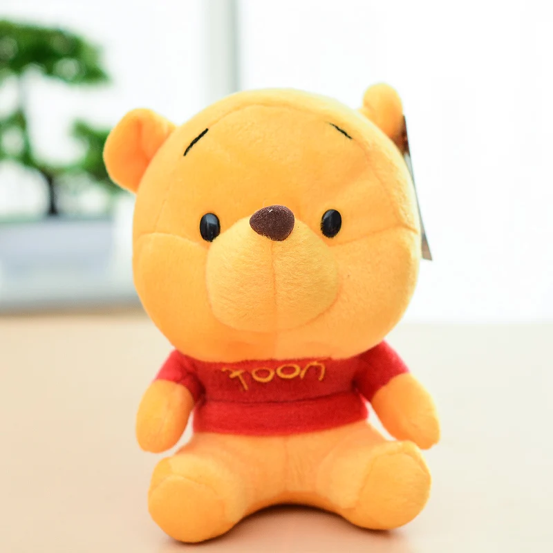 Disney Cartoon Winnie Bär Pijie Schwein springen Tiger Esel Plüsch Puppe Kawaii Schlüssel bund Anhänger Rucksack Dekoration Kdis Spielzeug Geschenke