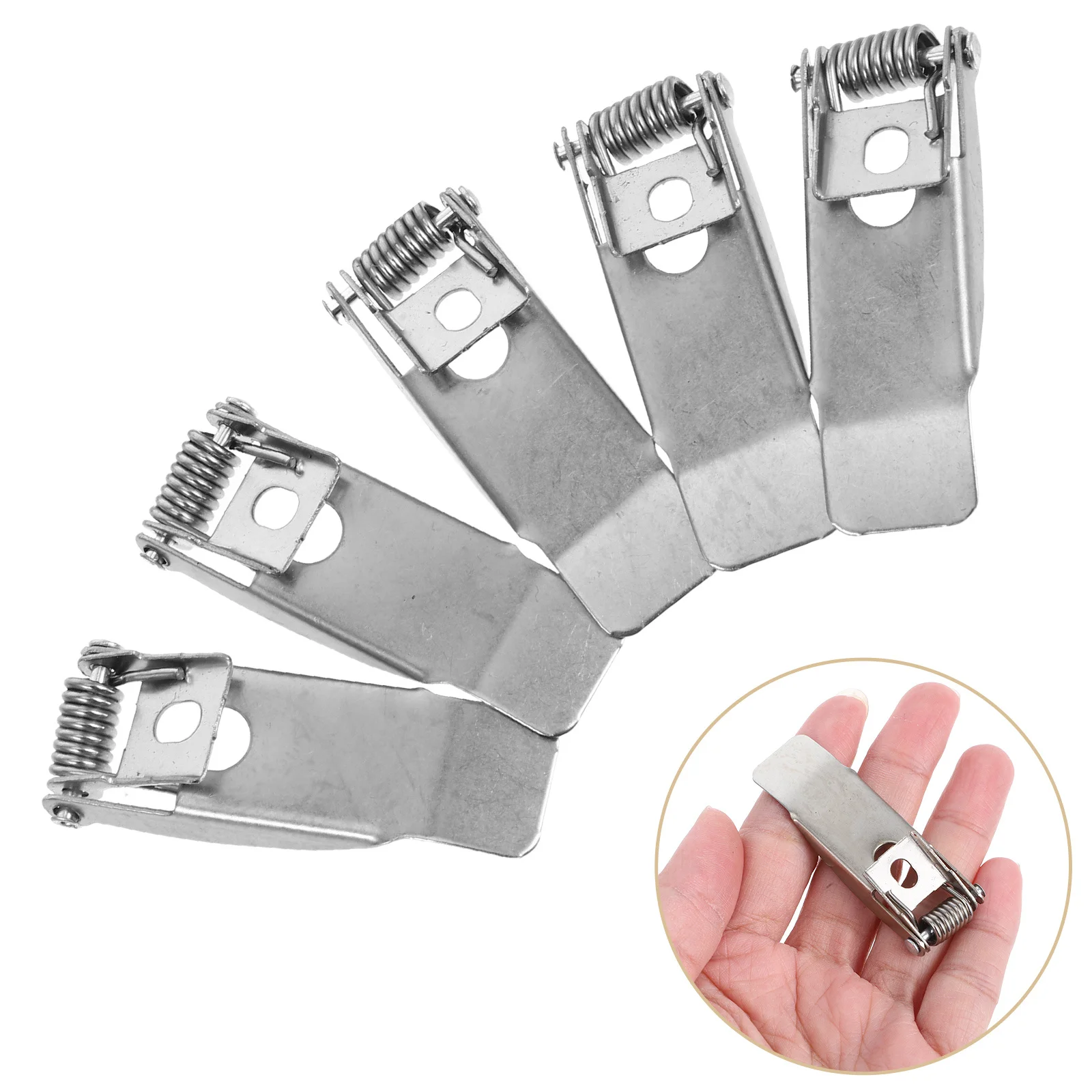 

10Pcs Spring Latch Clips for Downlight Panel Lamp Securing Clamps Ceiling Light Fixtures Stable Mounting Solution