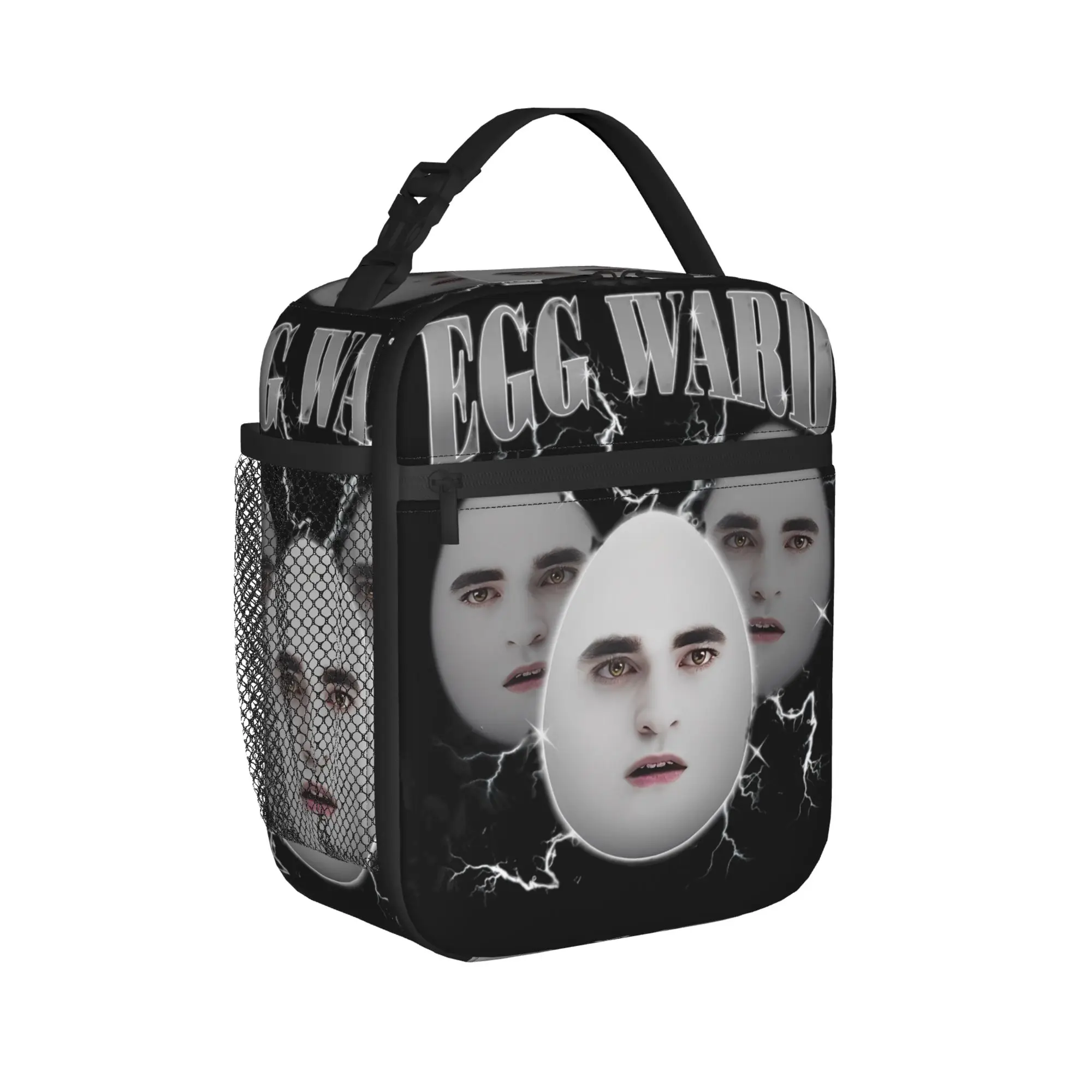 Twilight Eggward Edward Cullen Insulated Lunch Bags Meme Parody Meal Container Thermal Bag Lunch Box Tote Food Storage Bags