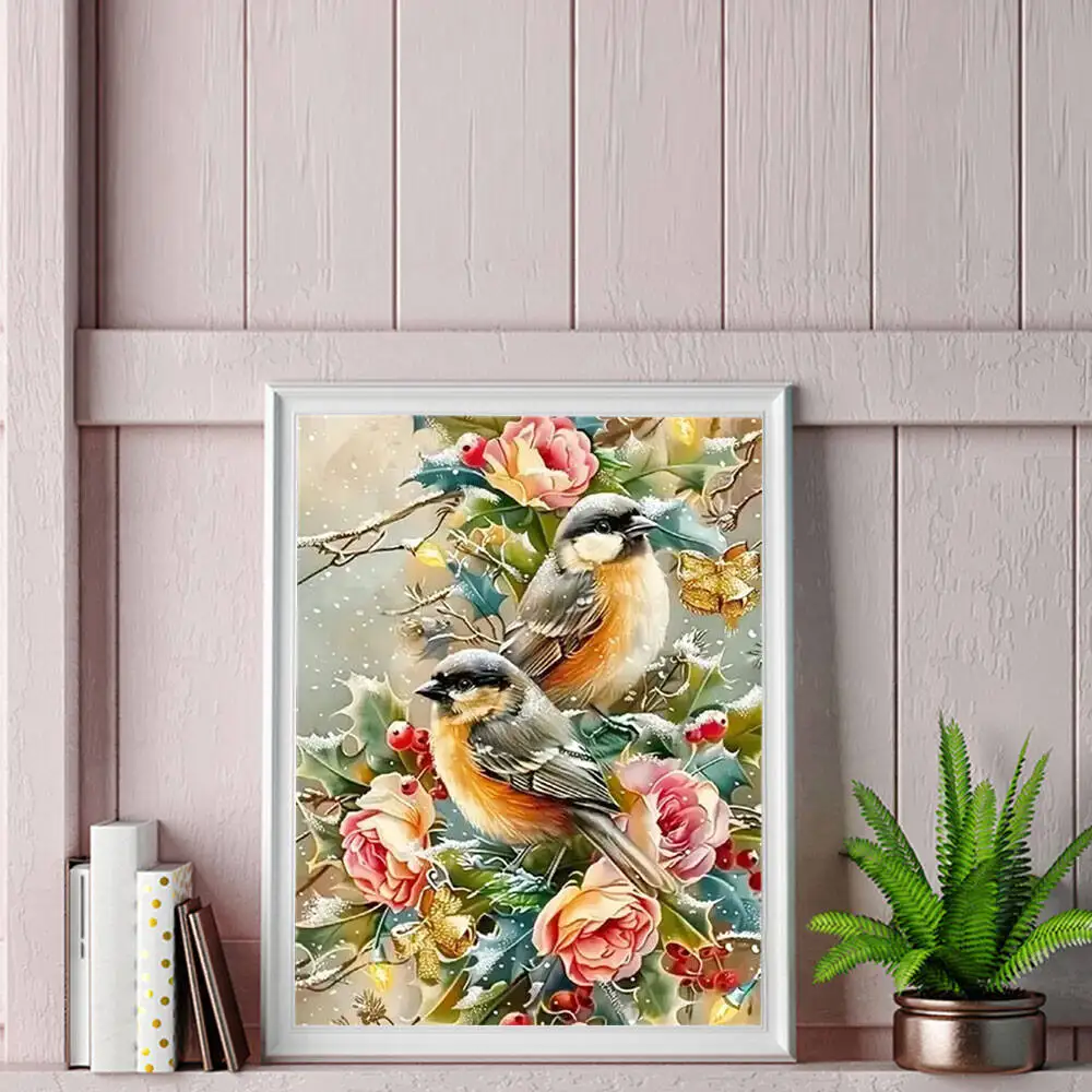 Huacan 2025 مجموعة جديدة لوحات الماس دولفين السماء الماس التطريز البحر الغروب فسيفساء لوحات الديكور الفنية