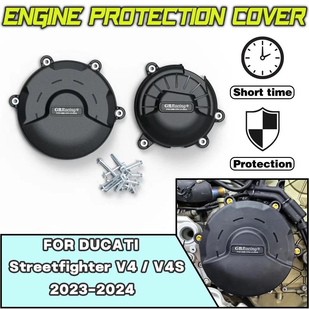 For DUCATI Streetfighter V4 /  V4S 2023-2024 For GBRacing Motorcycle modification accessories Engine Protection Cover