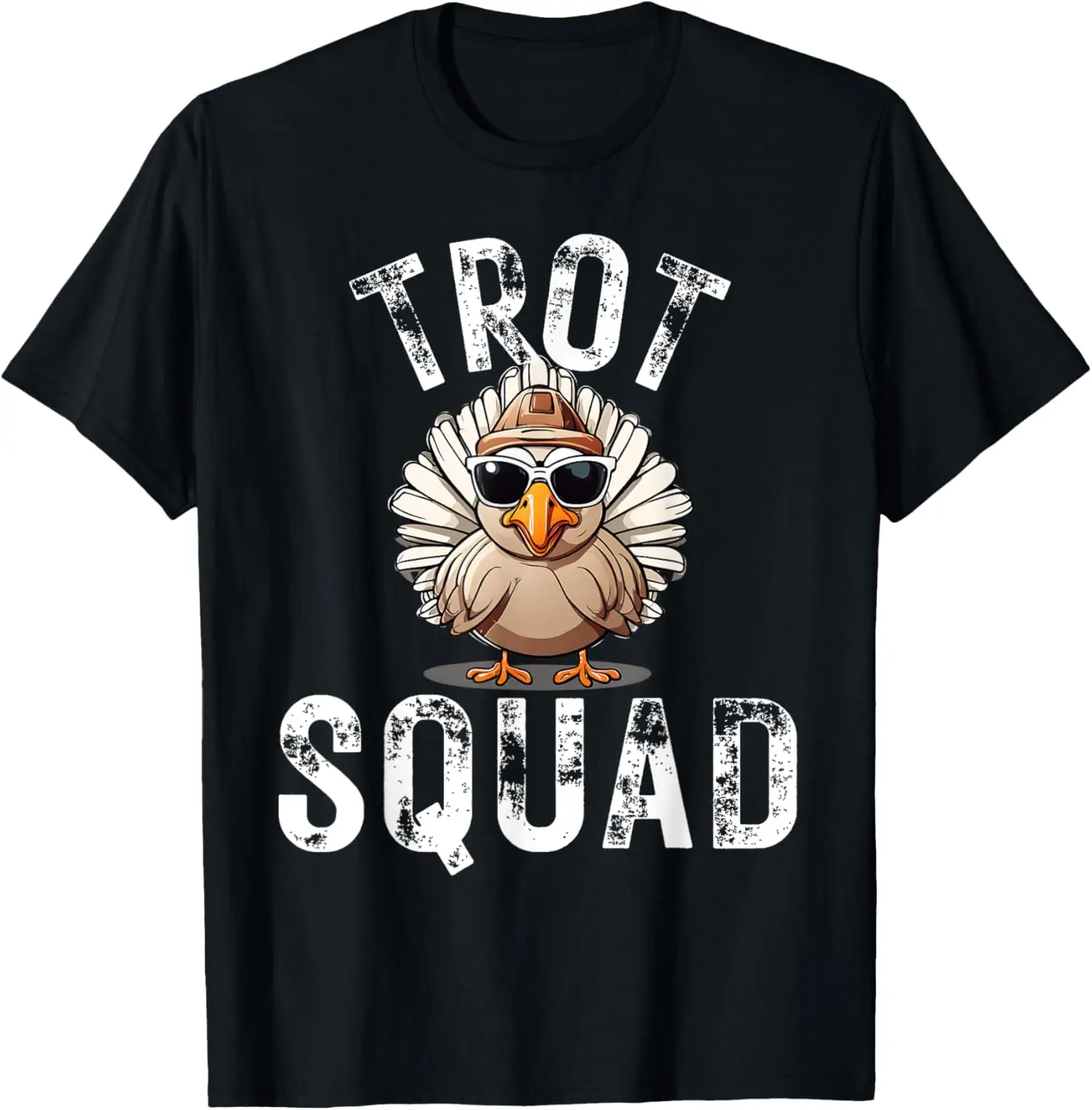 Camiseta de Acción de Gracias con gafas de sol Trot Squad Running Turquía