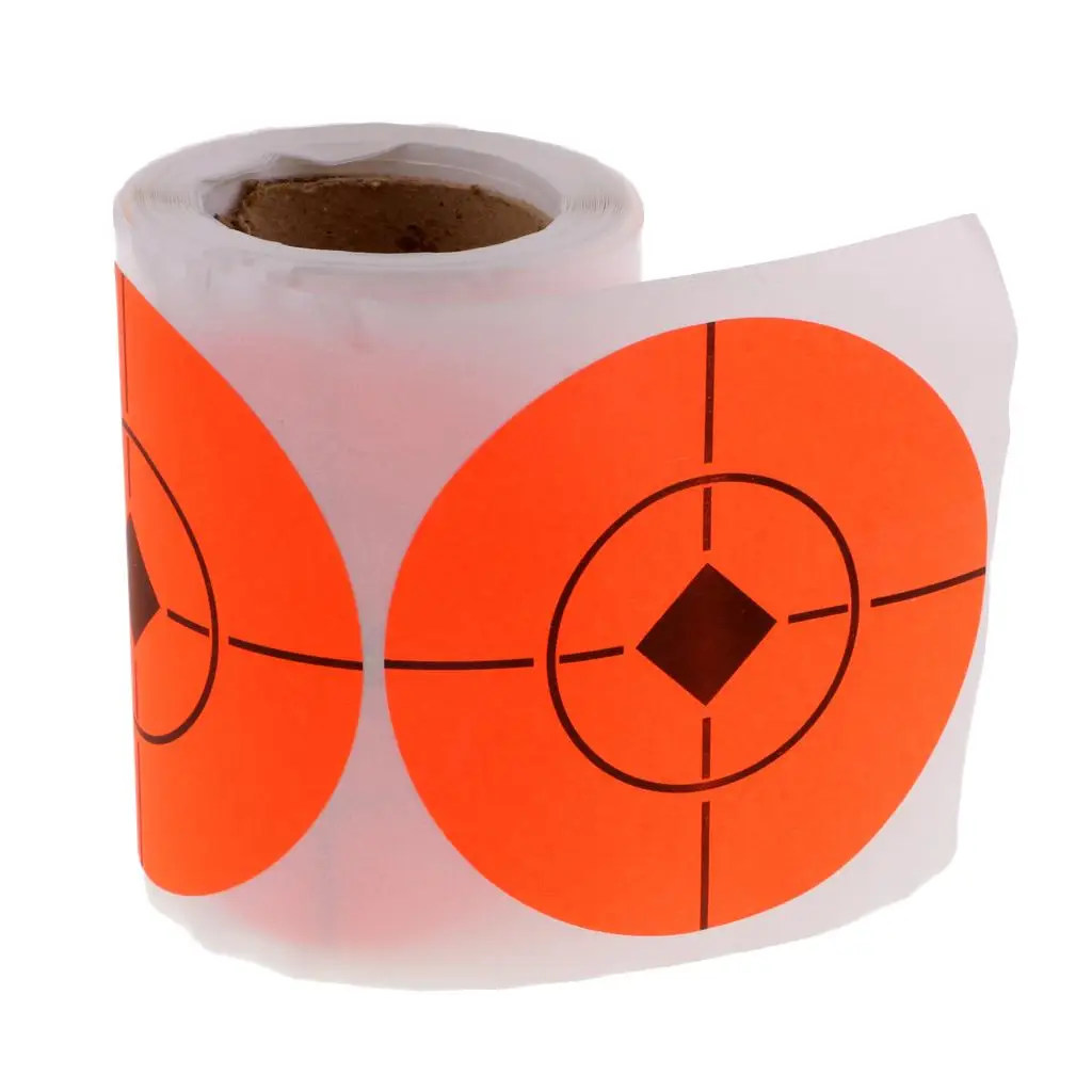 100pcs 7.5 Diameter Self Adhesive Shooting Target Round Paper Target Sticker