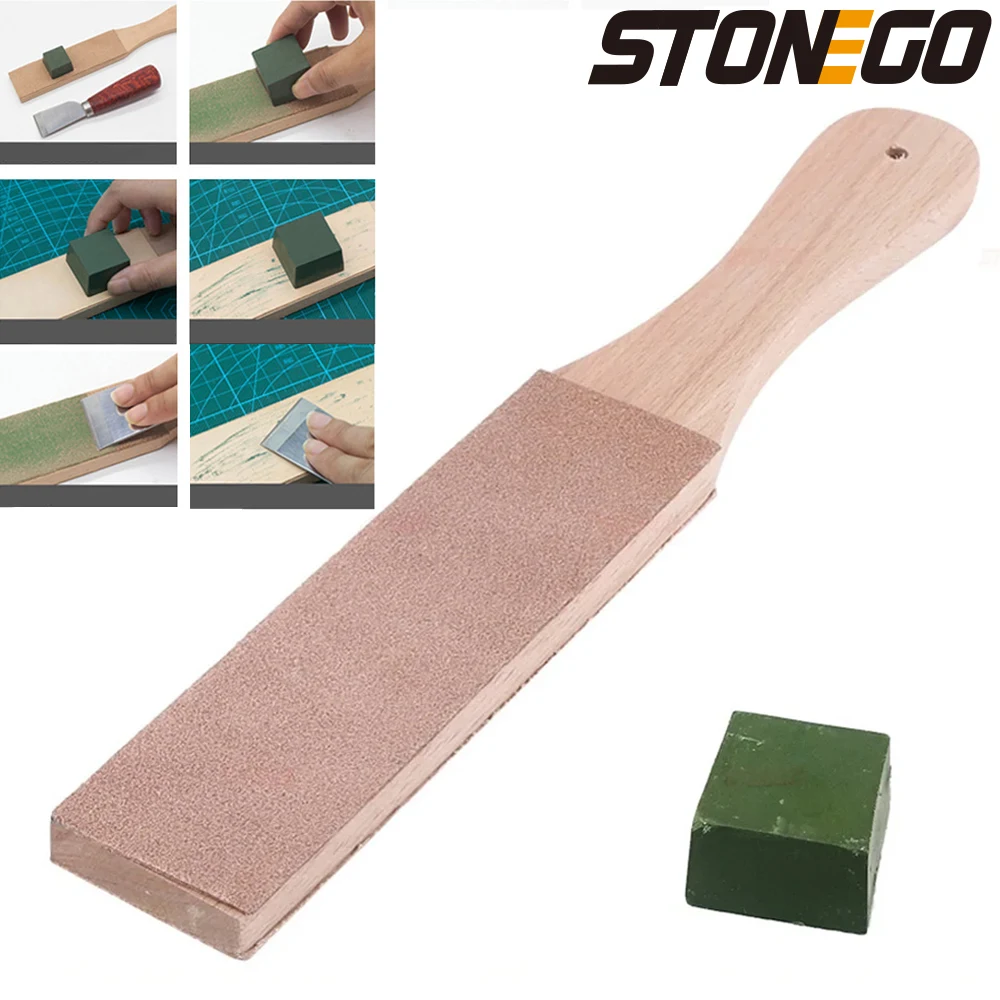 Polishing Special Knife Board Leather Sharpening Board Vegetable Leather Cowhide Handmade DIY Leather Art Leather Carving Tool