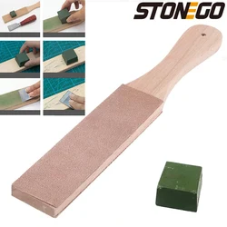 Polishing Special Knife Board Leather Sharpening Board Vegetable Leather Cowhide Handmade DIY Leather Art Leather Carving Tool