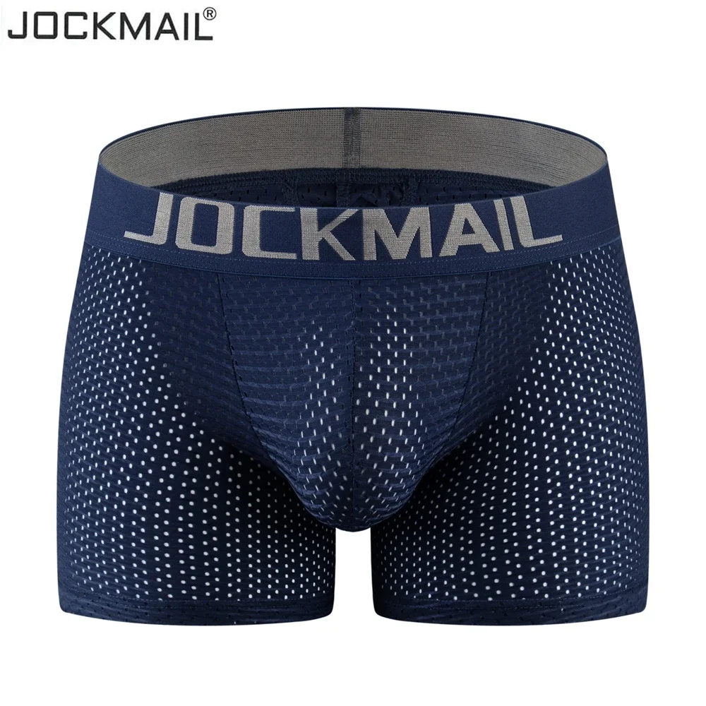 JOCKMAIL Mens Underwear Boxer Mesh Mens Padded Underwear with Hip Pads Men\'s Boxers Butt Padded Elastic Truncks Enhancement