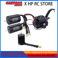 Surpass Hobby Rocket Combo F540/3650/3660 Waterproof Brushless Motor + 60A ESC for 1/10/12 RC Car