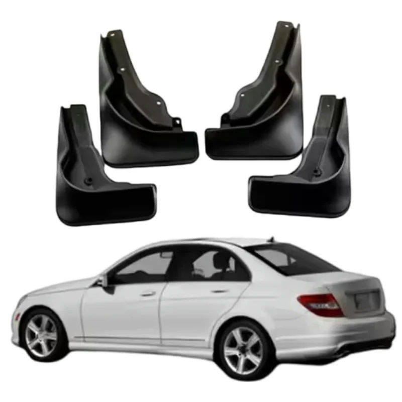 

Modification Car Accessories PP+TPR Car MudGuards Mudflaps Fender for C Class Sport 2013-2015