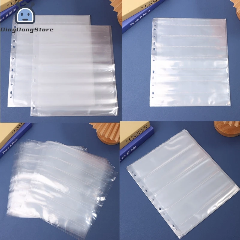 10Pcs 135/120 Negatives Film Storage Pages Acid-free Bags Black&White Color Film Slide Preservers Pages Acid-free Film Bags