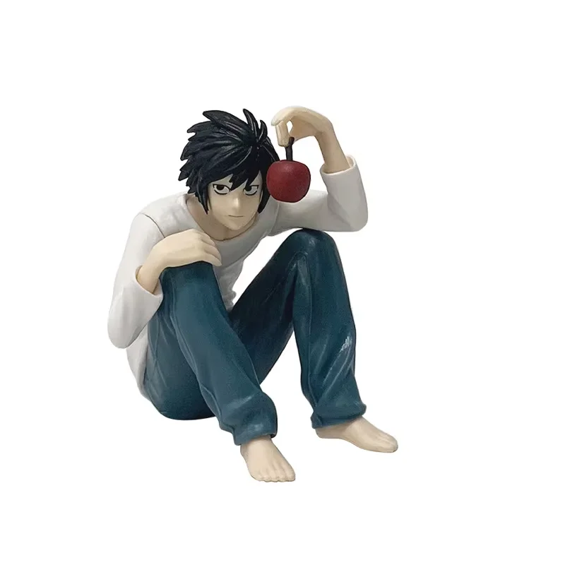 16cm Anime Death Note Light Yagami Noodle Stopper Preisfigur mit Apfel PVC-Modell Sammlerfigur für Sammler