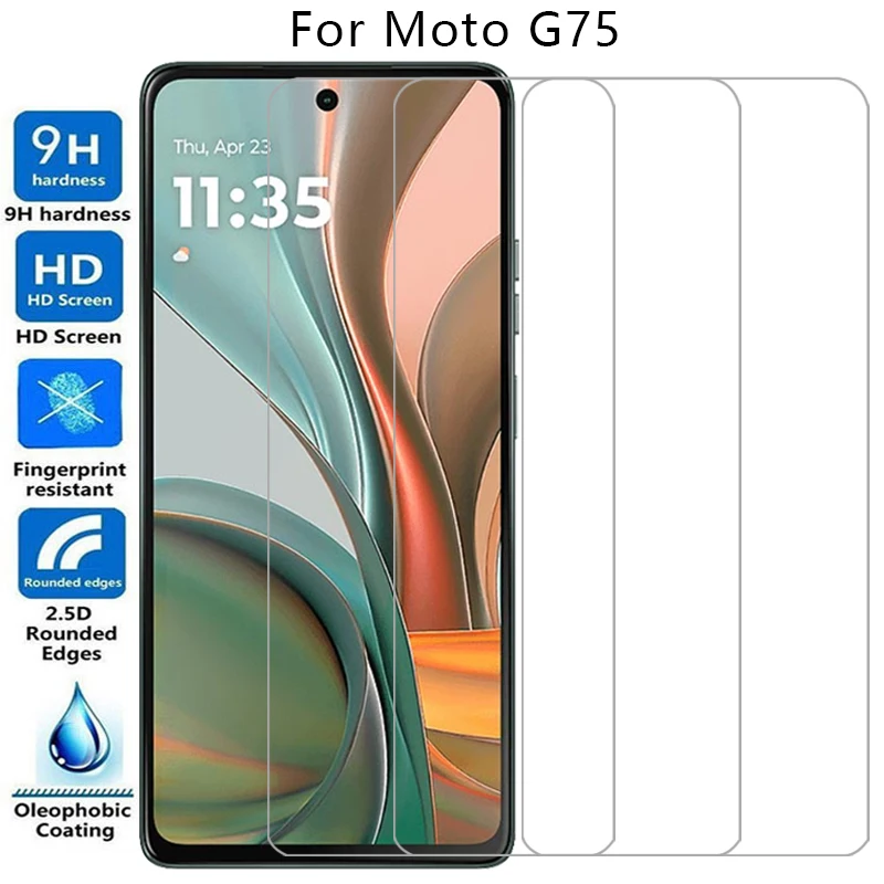 screen protector for motorola moto g75 protective tempered glass on motog75 motog g 75 75g 5g film motorolag75 motorol mot mto