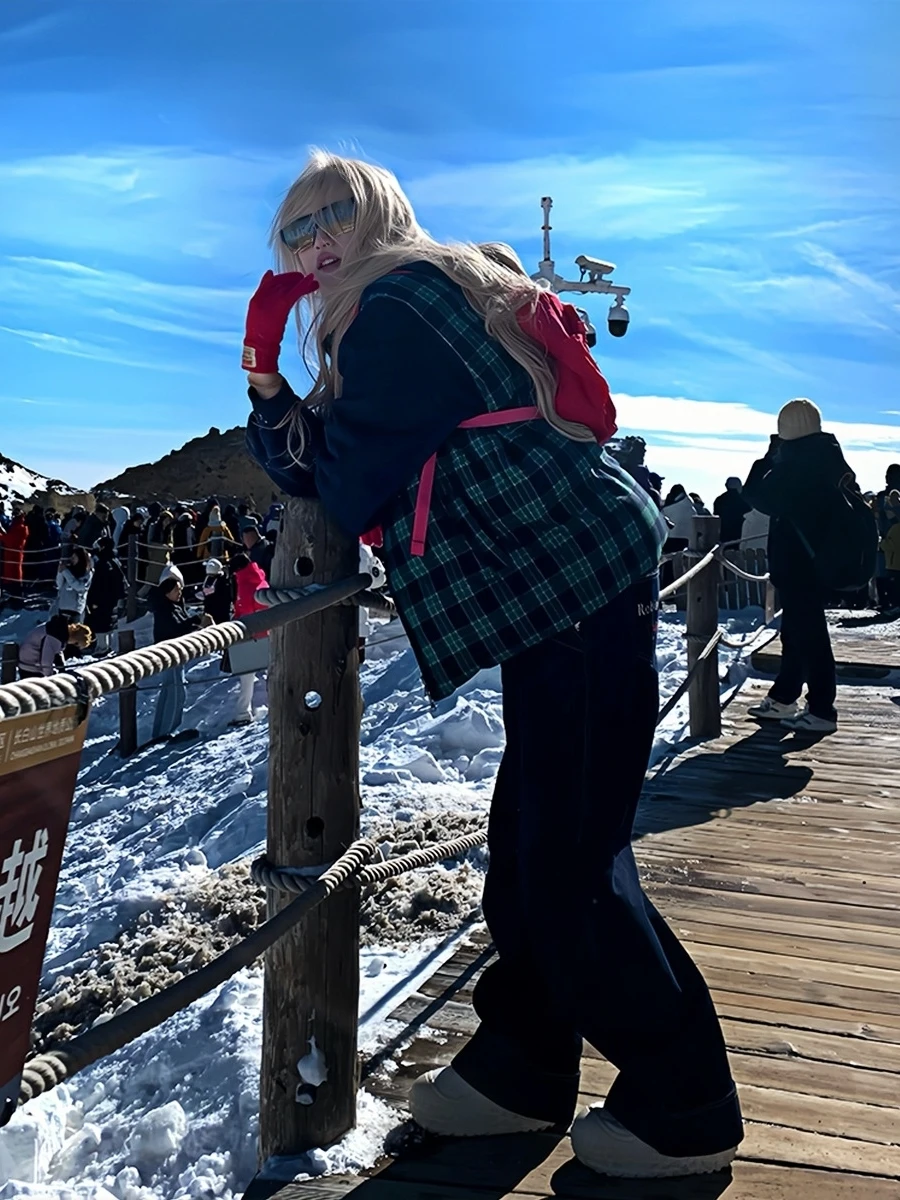 Yu Zhaolin Herfst Winter Geruit Katoenen Vest Dames Faionable Bovenkleding Warm Polyester Vezel Rits Ontwerp Veelzijdig Vest