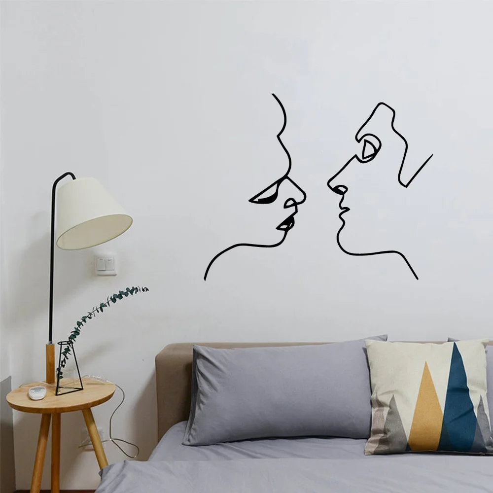1PC Excellent Couple Wall Sticker Home Decor Decoration Living Room Decor Wall Art Sticker Murals