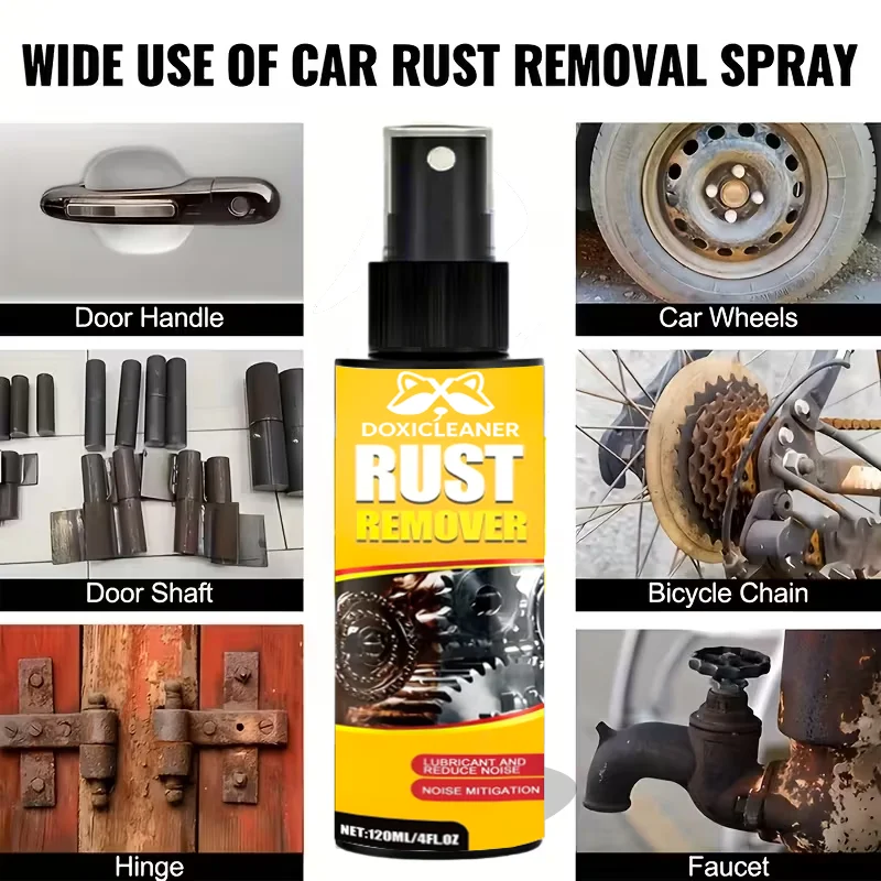 Multi-Functional Rust Remover Spray with Sponge No Power Needed for Easy Application Oxidation Protection for RV Components