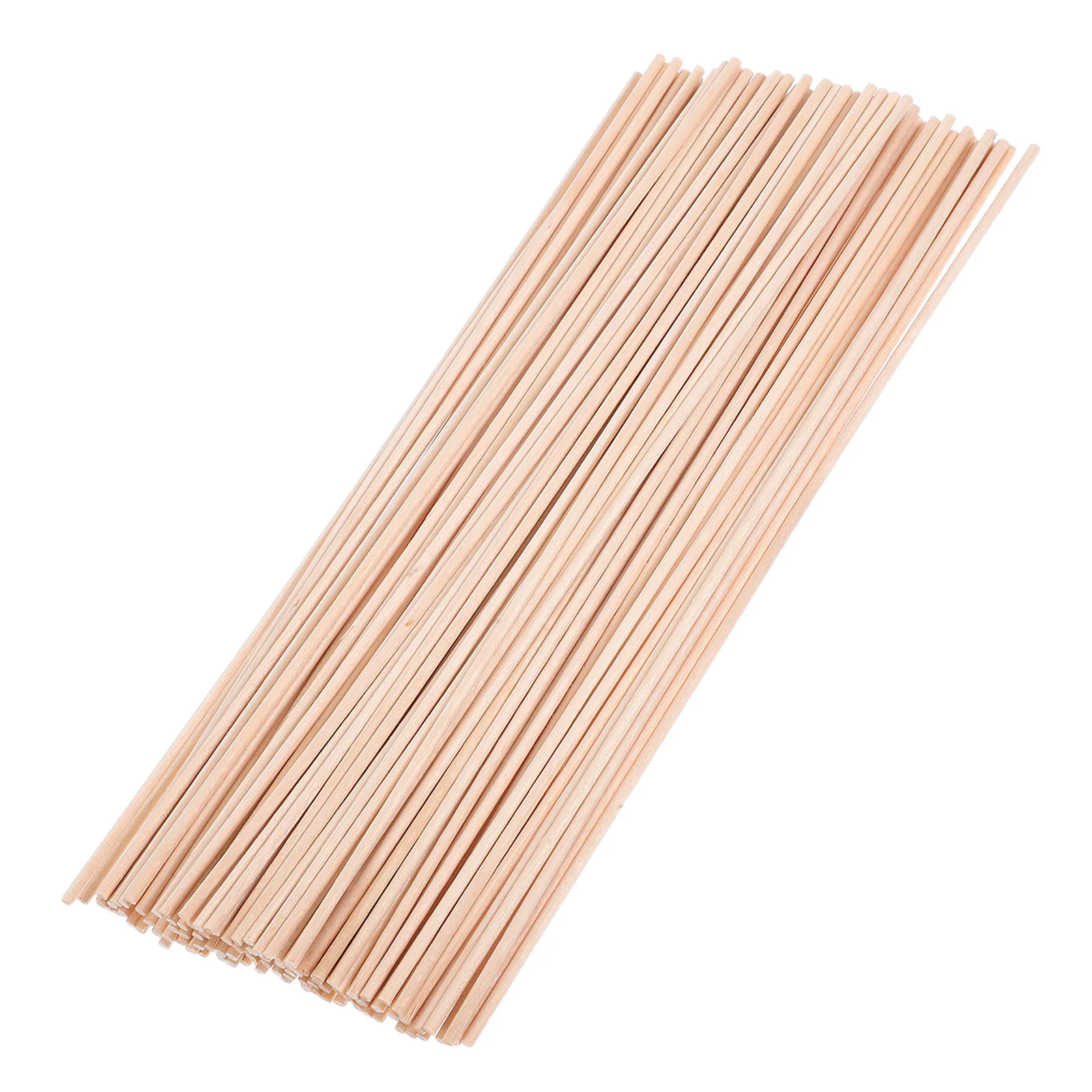 100 Stuks Kids DIY Hout Craft Sticks 200x2x2mm Onvoltooide Natuurlijke Deuvel Staven voor handwerk Kunstprojecten Kinderen Creatieve Vaardigheid