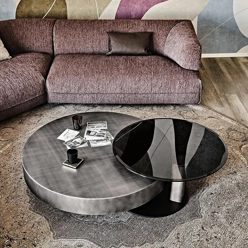 

Vintage Luxury Coffee Table Decoration Bedroom Nordic Designer Living Room Moving Side Table Writing Couchtisch Home Furniture