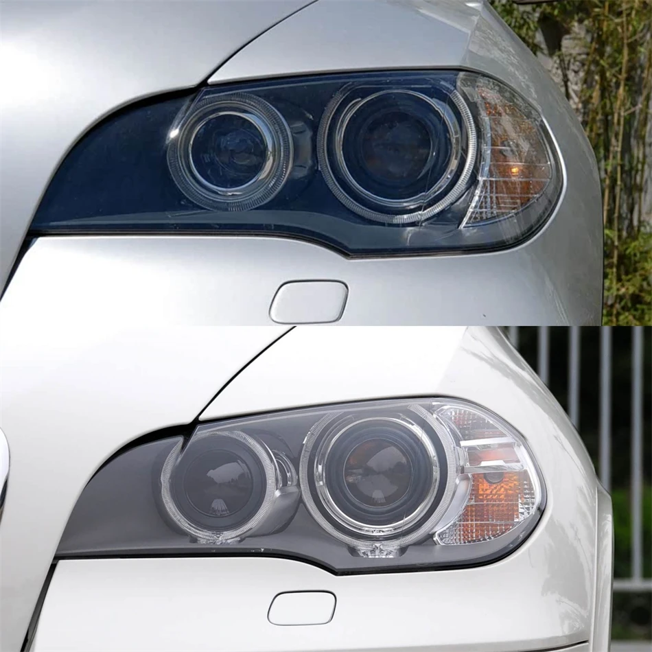 For BMW X5 E70 2008 2009 2010 2011 2012 2013 Automotive Accessories Car Base Head Lamp Shell Rear Shell Headlights Lights Glass