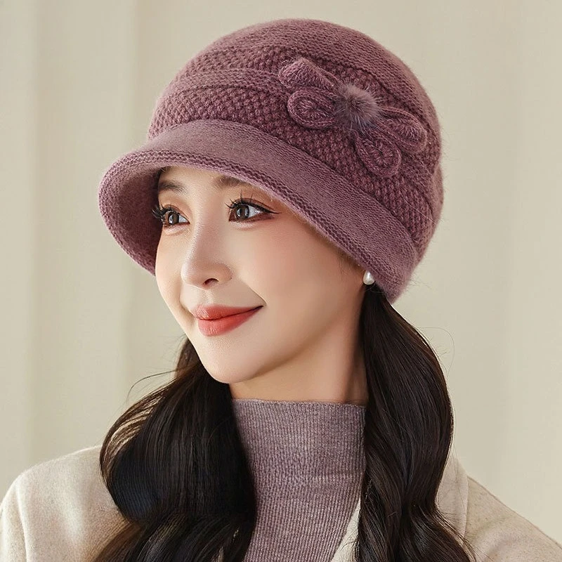 chapeu-de-la-com-laco-e-aba-curta-estilo-estrangeiro-para-outono-e-inverno-para-idosos-e-meia-idade-chapeu-de-la-quente-e-corta-vento-para-maes