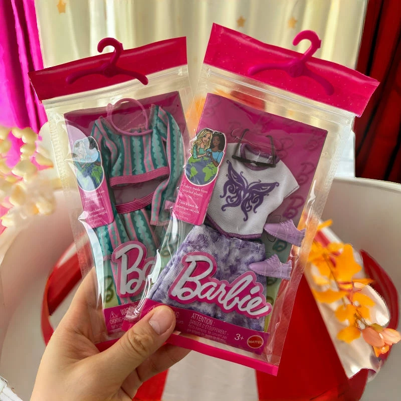 

For Barbie Wardrobe Clothing Doll Holiday Fashion Dresses Bags Shoes Accessories Changing Sets Girl Princess Dress Up Toys Gifts