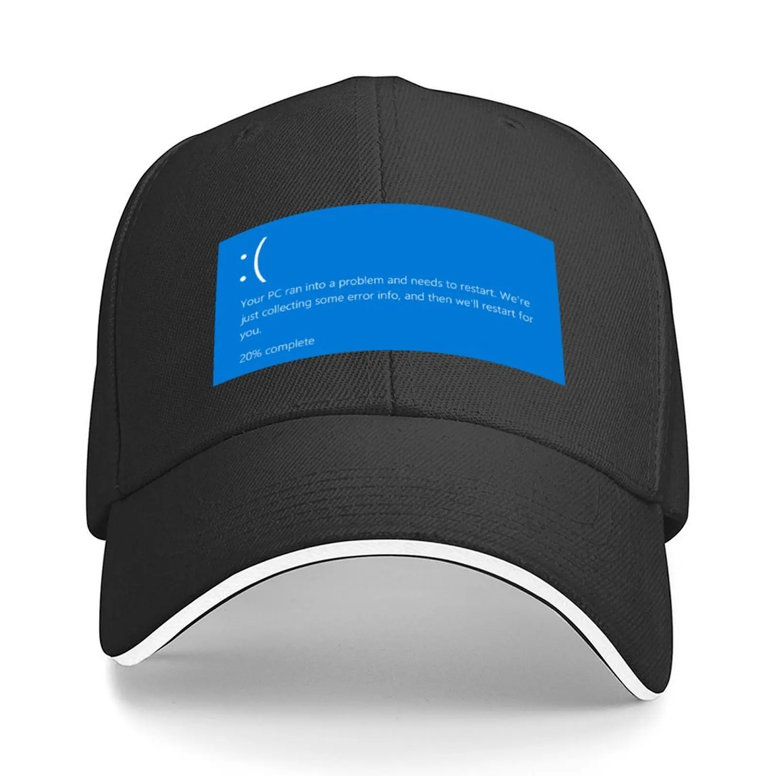 

Blue screen Baseball Cap custom caps tea Hat winter hats for men Rave Women's Beach Outlet Men's