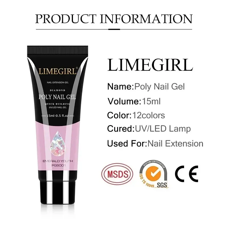 Kit Gel per unghie Set di unghie acriliche con lampada a LED UV asciugatrice trapano per unghie Kit di smalto Gel colorato Soak Off Set di strumenti per Manicure