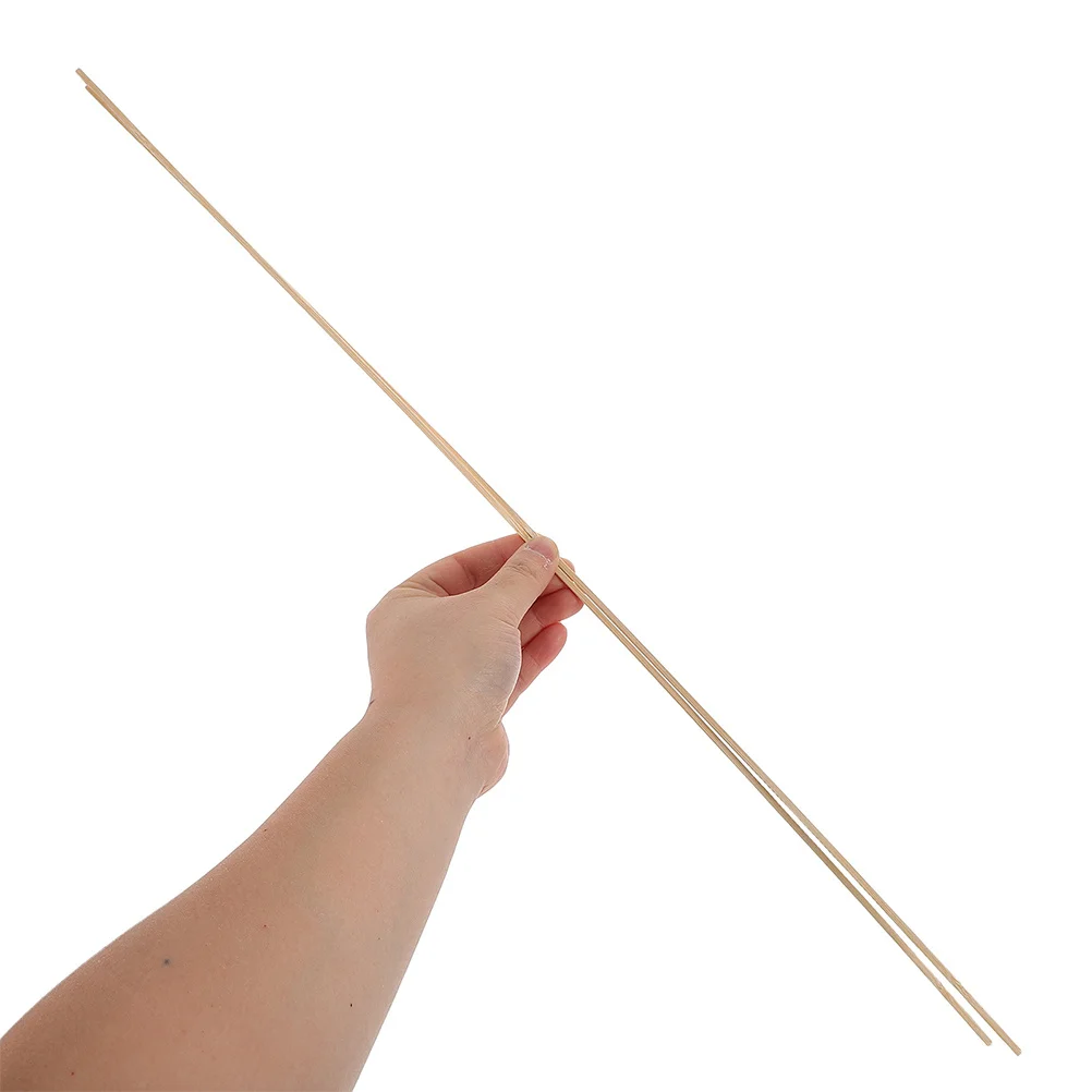 20 Stück Bambusstäbchen, vorgeschnitten, flach, leicht, robust, Drachenrahmen, Stangen, Bastelbedarf für DIY-Drachenherstellung, Kinder im Freien