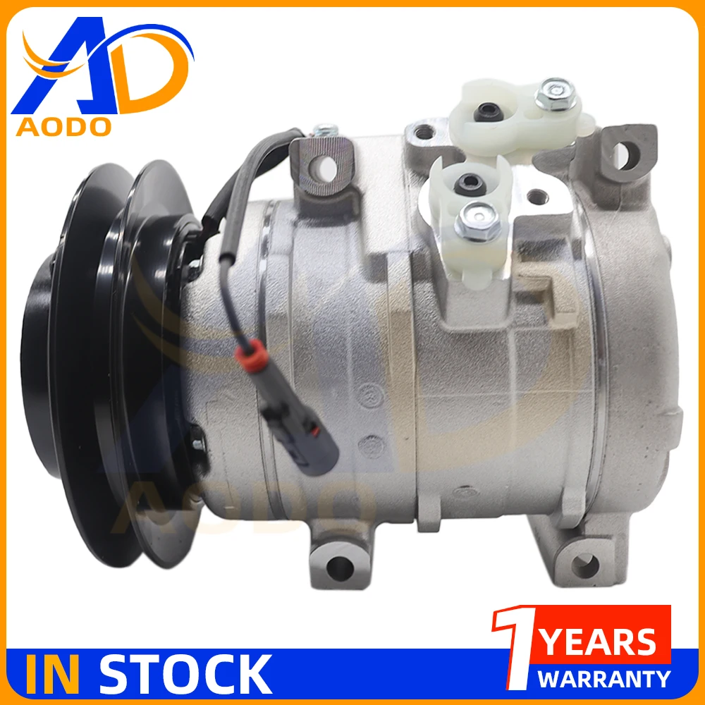 AC Compressor Fits FOR ISUZU FXZ 24V 1A 10S15C 10S17C 447220-5071 247300-4620 247300-4090 1-83532329-0 447190-5260 1PK 24V