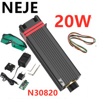 NEJE 20W Laser Module Kit Cutting Engraving Module Laser Head 450nm Blue Light With TTL / PWM Modulation for DIY Creation