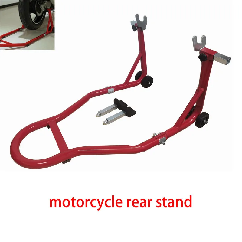 

Motorcycle rear Swingarm Spool Stand lift 800lbs auto wheel support frame full set tire repairing tool