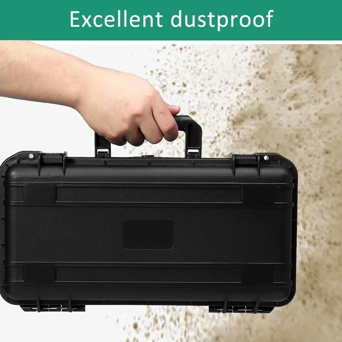 Waterproof Protective Safety Instrument Tool Box Shockproof Toolbox Sealed Tool Case Impact Resistant Suitcase With Sponge