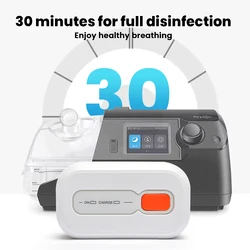 Portable CPAP Cleaner Sleep Respirator Ventilator Air Purifier Ozone Air Disinfection Machine Sleep Aid Breathing Sanitizer