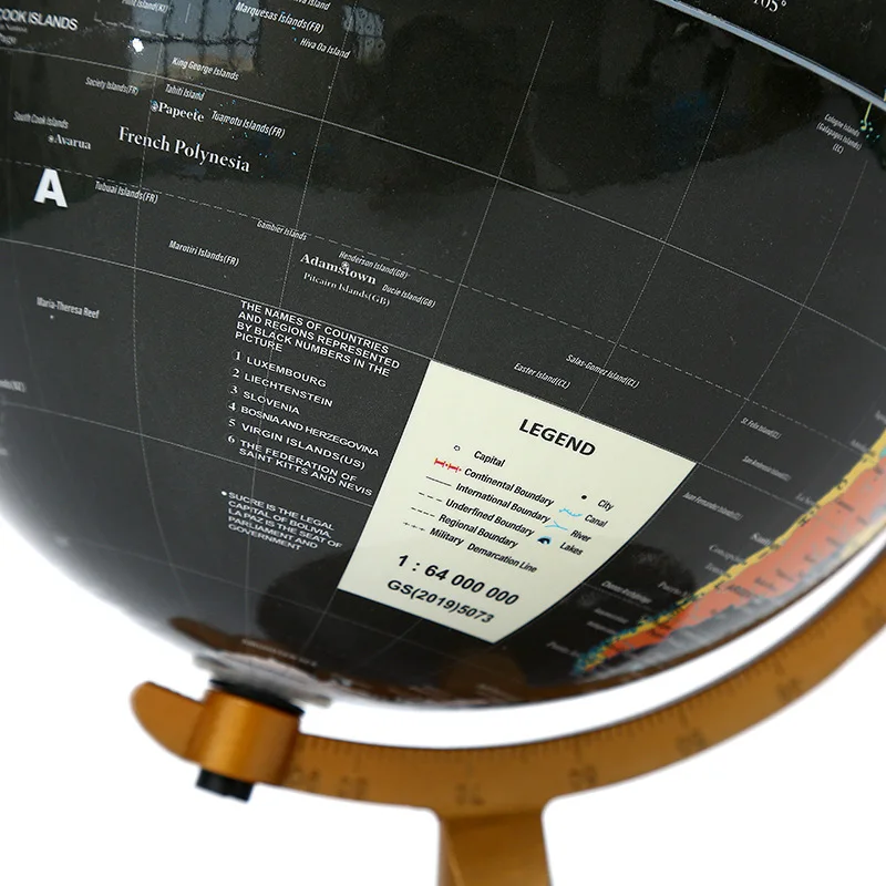 3D Rotating Globe Model for Education, Home Office Decoration, Special Equipment for Student Teaching, Geography Gift