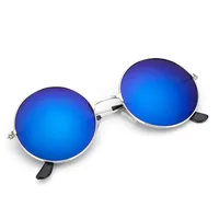 Women's Sunglasses Mens Round Ladies Fashion Mirror Glasses for Women Men Vintage UV400 Protection Sun Retro Eyewear EE06