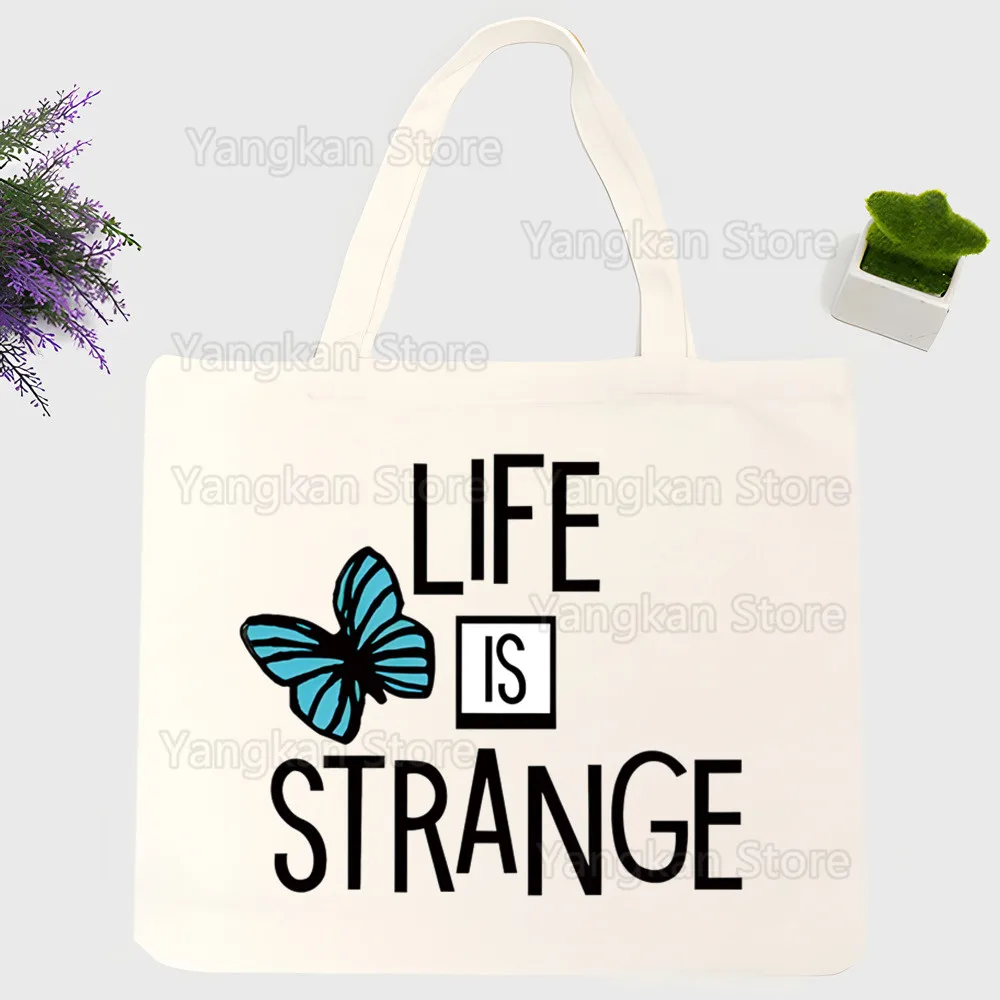 Life Is Strange Shopper Bags Shopping Bag Tote Bag Shoulder Bag Canvas Bags Large Capacity College Handbag