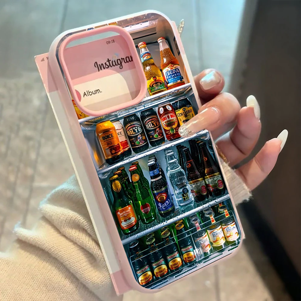 Für iPhone 17 15 16 14 Pro Max Hülle Plus Lustige Soda-Muster Abdeckung Für iPhone 13 11 12 ProMax XS XR XS 8 Plus Bonbonfarbene Hüllen – Detail 1