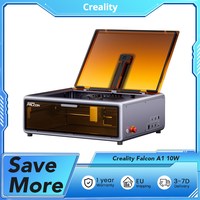 Creality Falcon A1 10W Laser Engraver Cutter, Smart Camera, 600mm/s Fast Speed, Eye-Protection Cover, Extraction Fan, 305*381mm
