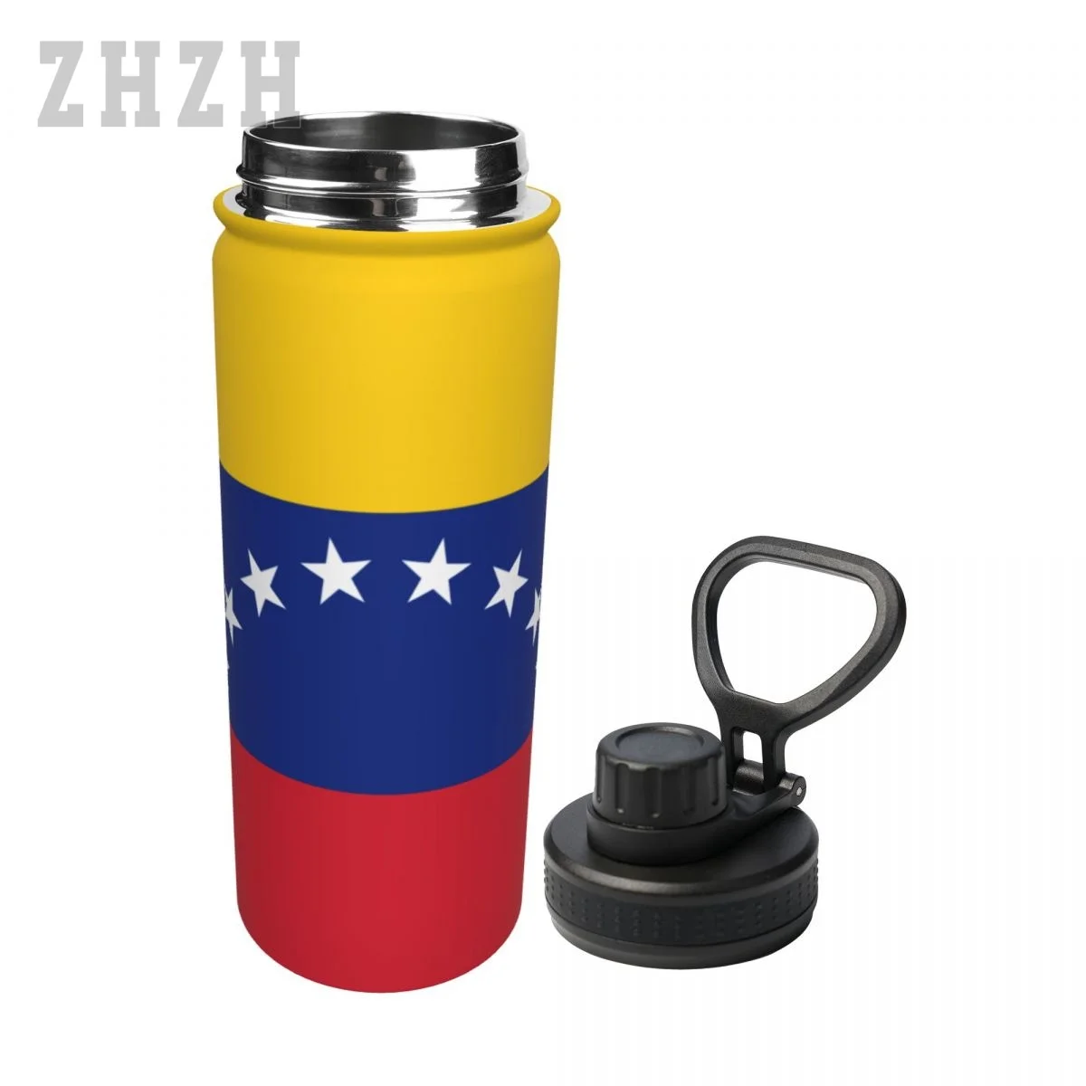 Unisex Sports Water Thermos Bottle Venezuela Flag Venezuelians 304 Stainless Steel Double-layer Insulation Cold And Hot Travel